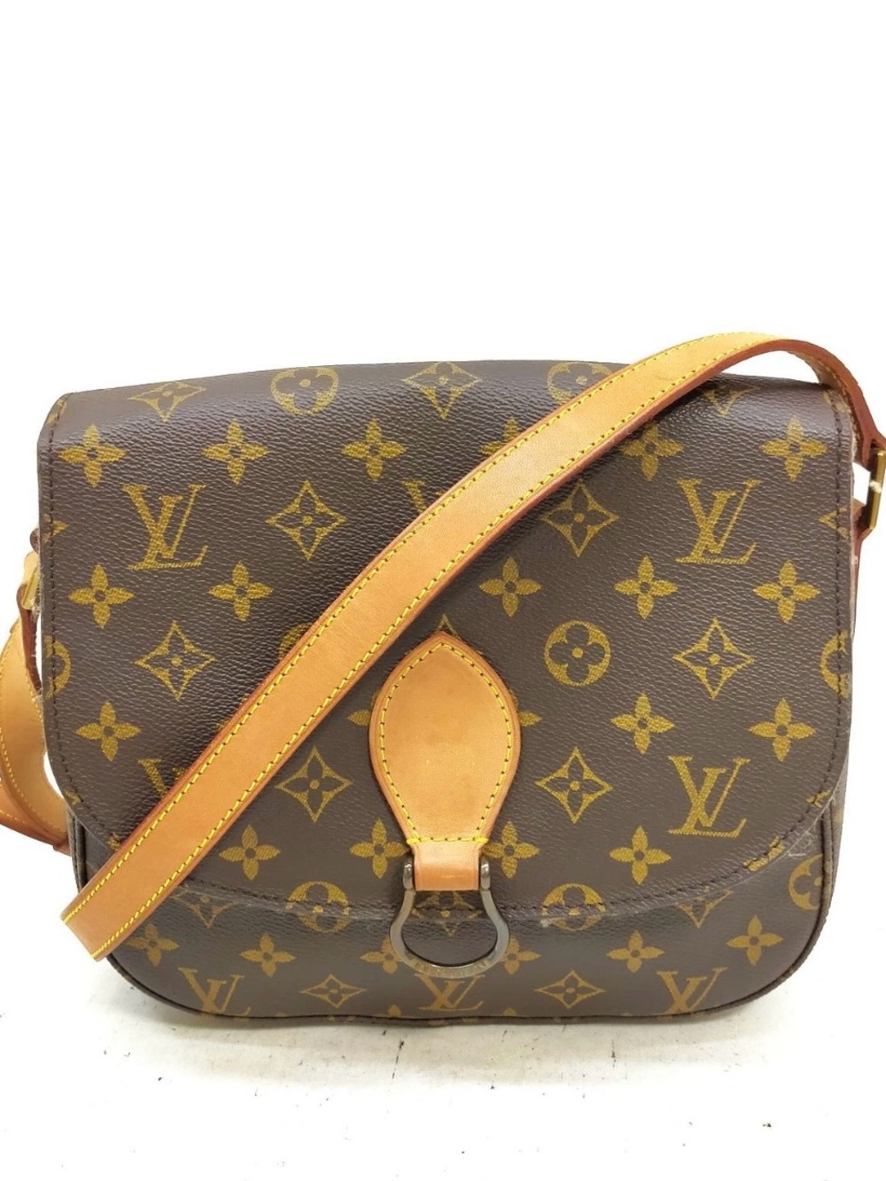 Louis Vuitton Saint Cloud GM Monogram Messenger Bag - Brown with Tan Trim